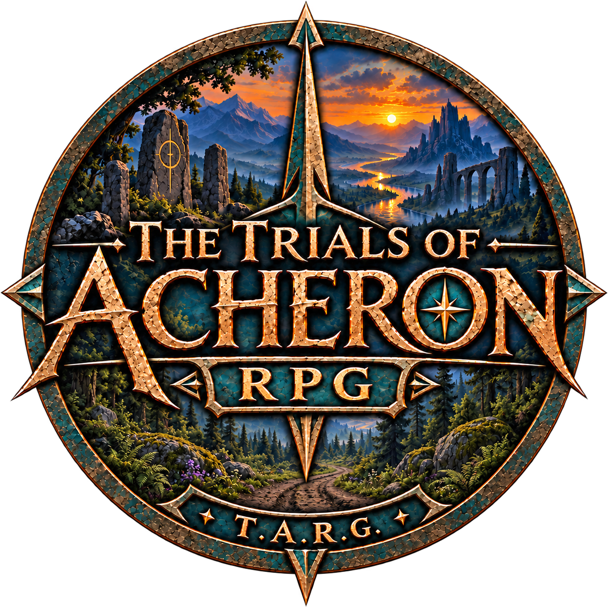 The Trials of Acheron RPG crest